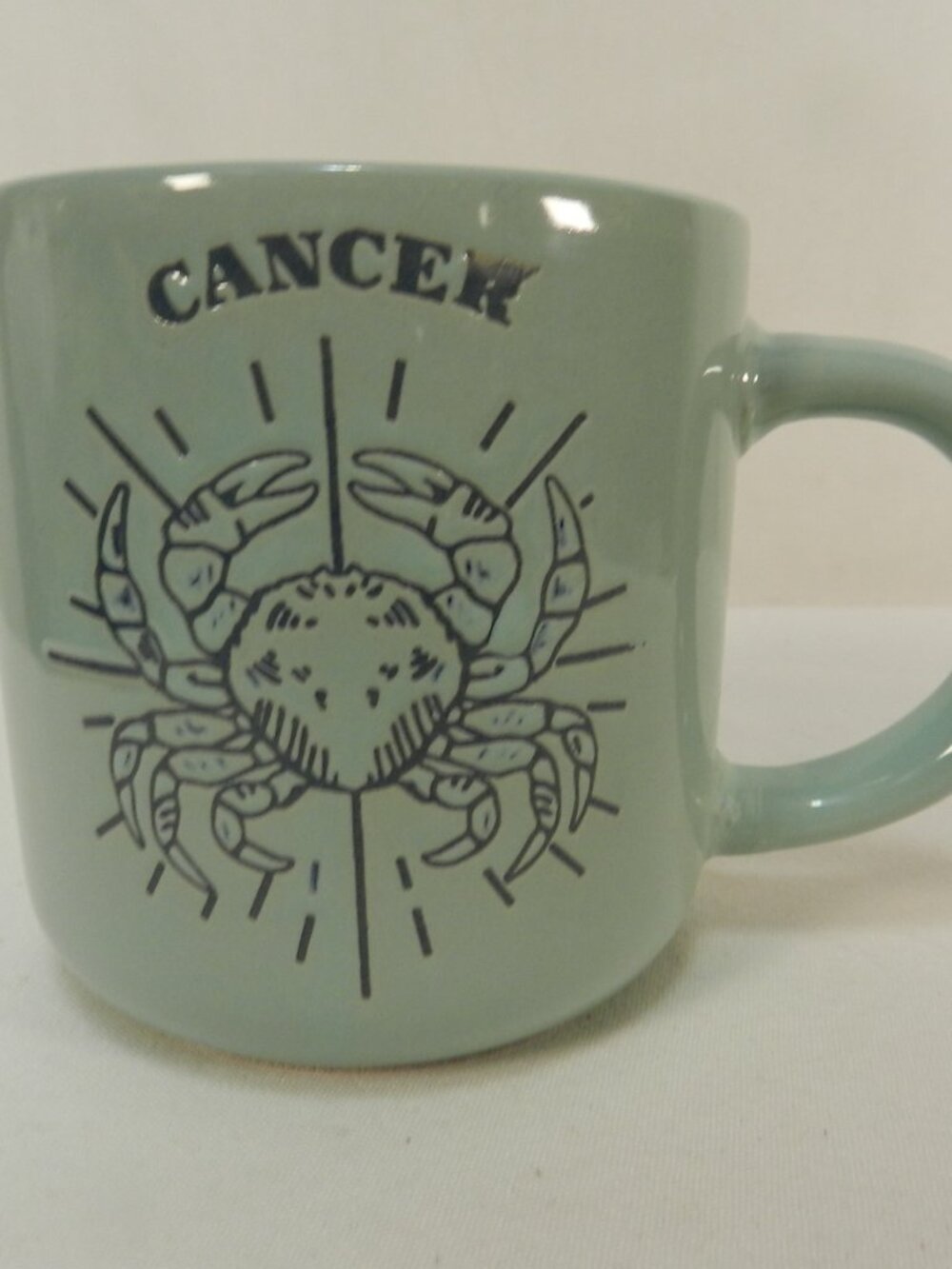 Wild Sage Mug Cancer Zodiac Sign 14oz Embossed Intuitive Strong Patient mug cup